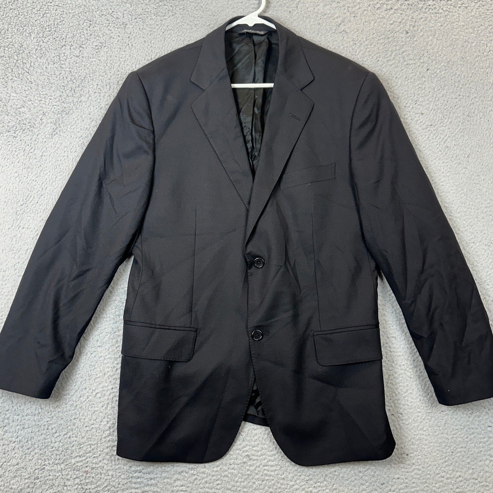 Barneys New York Blazer Mens 38S Short Wool Harry 2B Black Sport Coat Formal EUC